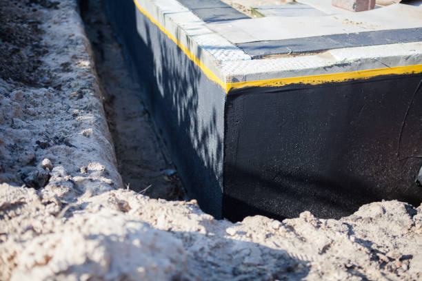 Residential Waterproofing installation at a Knightsville, IN home by SJ Waterproofing Pros